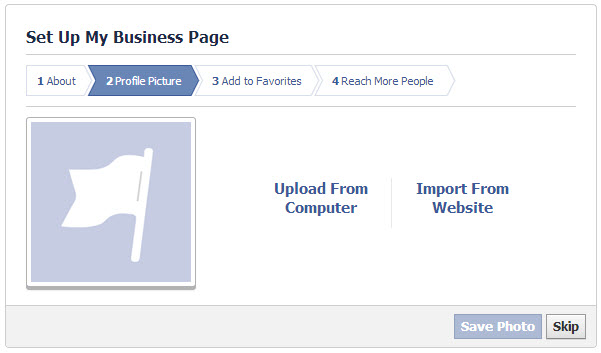 Upload a profile picture if you have one ready, or skip and do this later