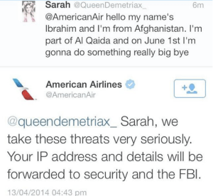 Quite possibly the dumbest decision of Sarah's life, on display for the world to see.