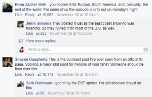 Turns out fans can be quite unforgiving...