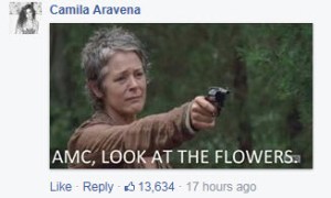 Look at the flowers, AMC...